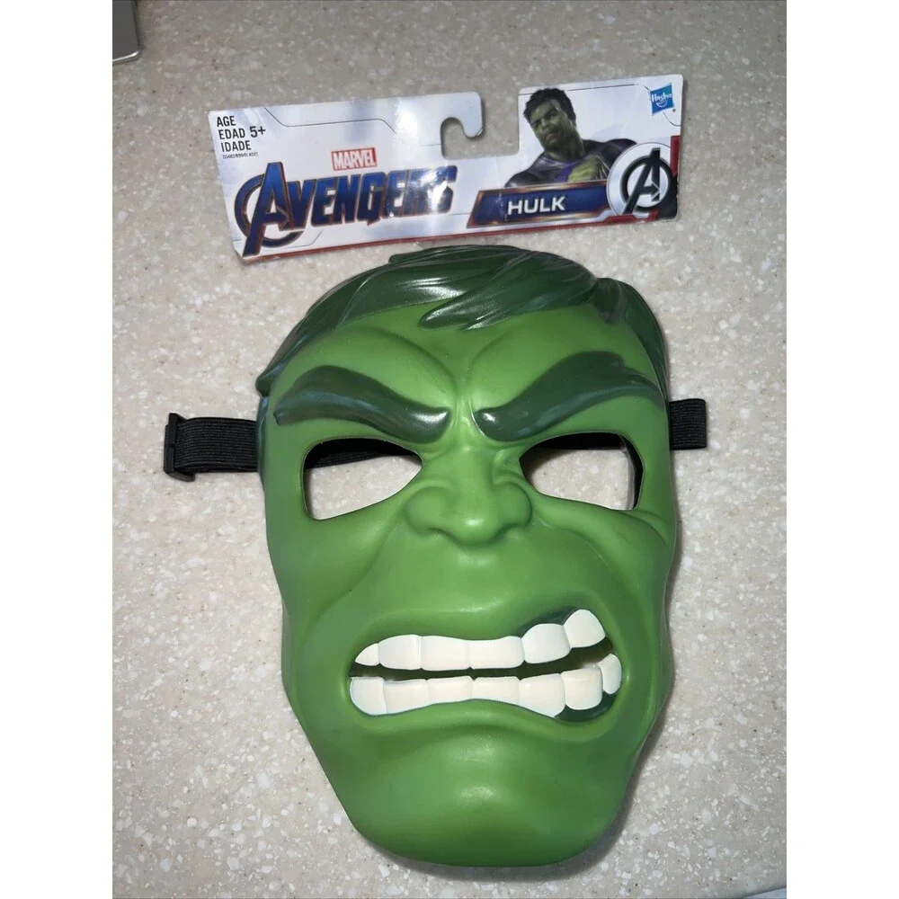 NWT The Incredible HULK Marvel Avengers Hasbro Green Dress Up Play Mask Costume